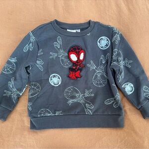 Bundle 2 Kids Sweatshirts Spider-Man  and Black Nordstrom brand
